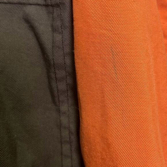 Harley Davidson 2008 Jacket Size Medium Orange Black Long Sleeve Lightweight - Picture 3 of 16
